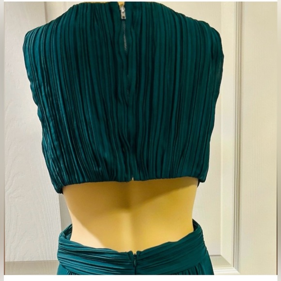 Lulu's Vivid Imagination Emerald Green Cutout Maxi Dress Size Medium NWOT - Picture 10 of 11